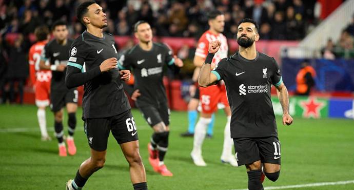 ยูฟ่าแชมเปียนส์ลีก - ซาลาห์ยิงจุดโทษ ลิเวอร์พูลชนะคิโรน่า 1-0 การันตีเข้ารอบล่วงหน้า